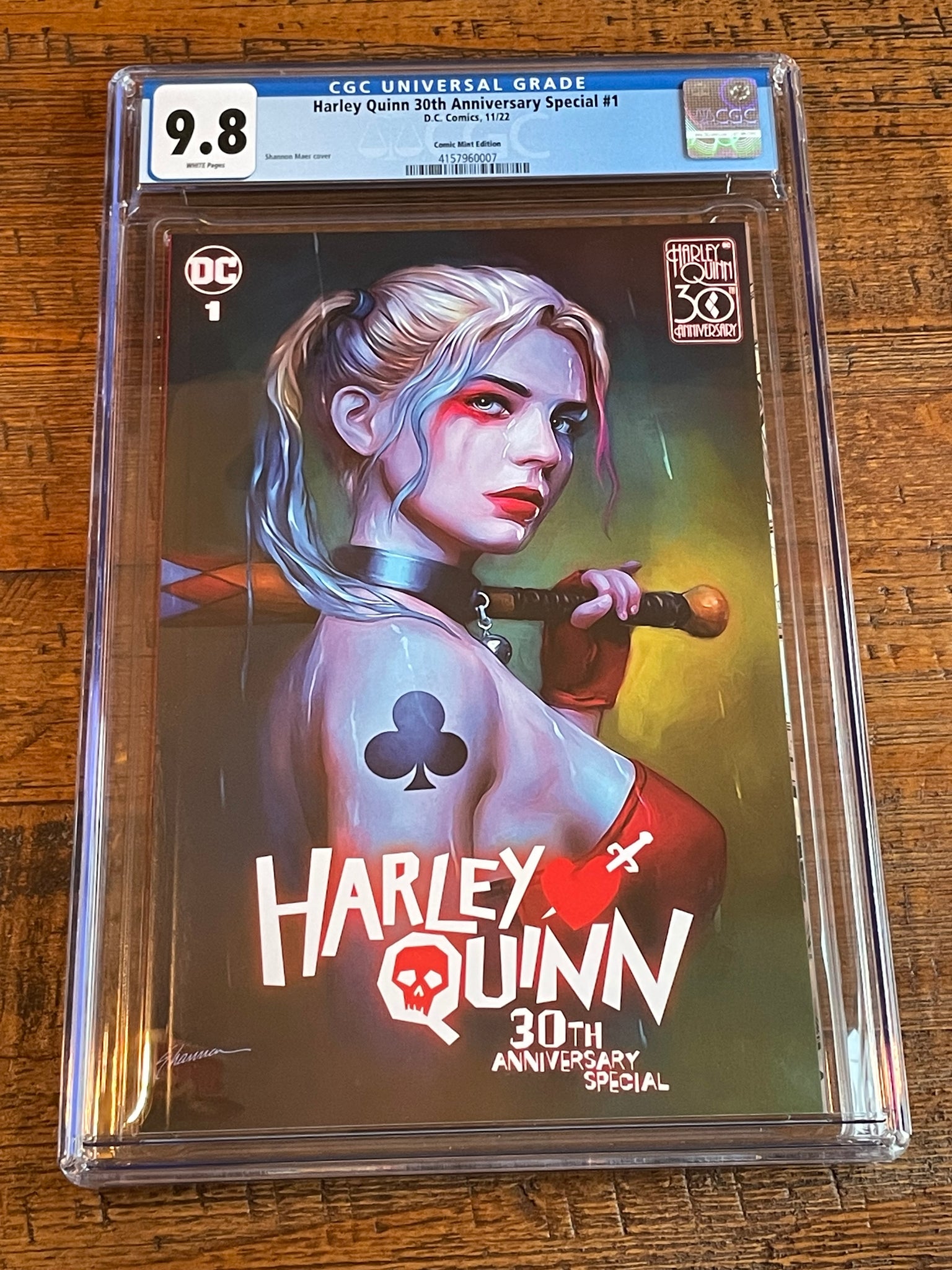 HARLEY QUINN 30th ANNIVERSARY #1 CGC 9.8 SHANNON MAER LIMITED TO 1000 EXCL VARIANT BATMAN