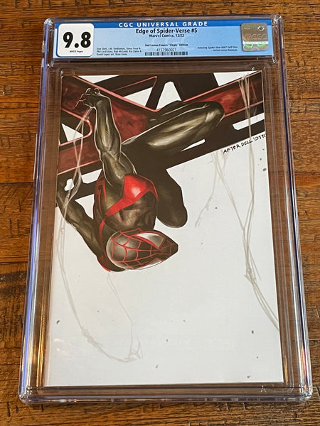 EDGE OF SPIDER-VERSE #5 CGC 9.8 SKAN SRISUWAN HOMAGE VIRGIN VARIANT-B