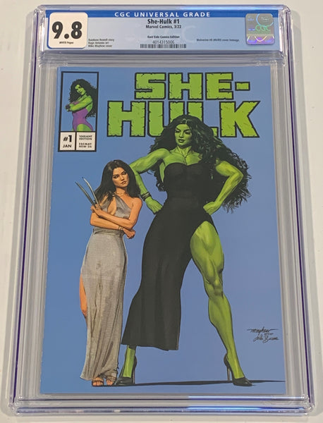 SHE-HULK #1 CGC 9.8 MIKE MAYHEW WOLVERINE #8 HOMAGE TRADE DRESS VARIANT-A