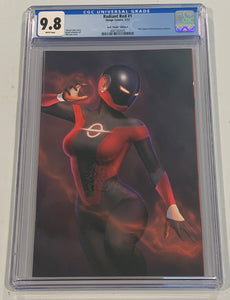 RADIANT RED #1 CGC 9.8 WILL JACK MASKED VIRGIN VARIANT-A IMAGE COMICS