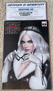 KING IN BLACK #5 JEEHYUNG LEE SIGNED COA TRADE DRESS VARIANT-A