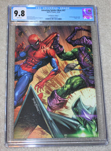 Amazing Spider-man 47 Tyler Kirkham Interlocking Green Goblin Red Goblin Kindred Virgin Variant DC Comics Marvel Comics X-Men Batman East Side Comics Virgin Exclusive cgc signed ss comics