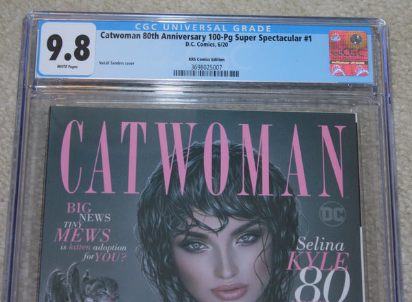 CATWOMAN 80th ANNIVERSARY #1 CGC 9.8 NATALI SANDERS MAGAZINE VARIANTS