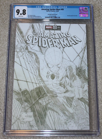 AMAZING SPIDER-MAN 850 49 CGC 9.8 JOE QUESADA 1:100 SKETCH B&W INCENTIVE VARIANT