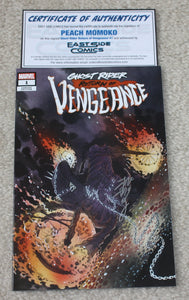 Ghost Rider Return of Vengeance Annual 1 Peach Momoko Amazing Spider-man Virgin Variant DC Comics Marvel Comics X-Men Batman East Side Comics Virgin Exclusive cgc signed ss comics