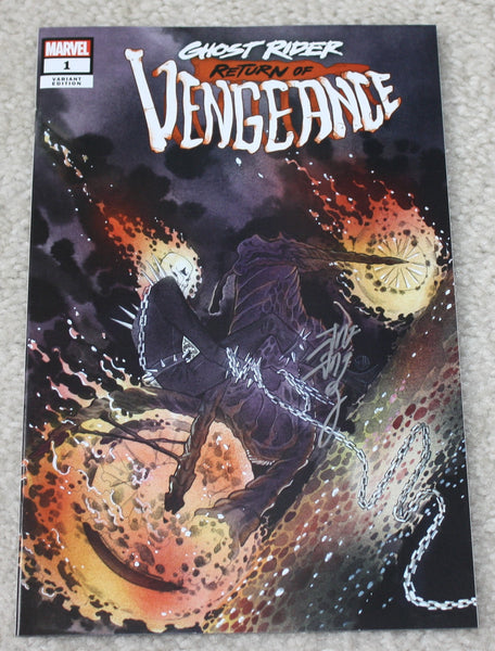 Ghost Rider Return of Vengeance Annual 1 Peach Momoko Amazing Spider-man Virgin Variant DC Comics Marvel Comics X-Men Batman East Side Comics Virgin Exclusive cgc signed ss comics
