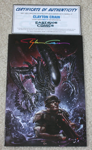 ALIEN #1 CLAYTON CRAIN INFINITY SIGNED COAs VIRGIN VARIANT-B