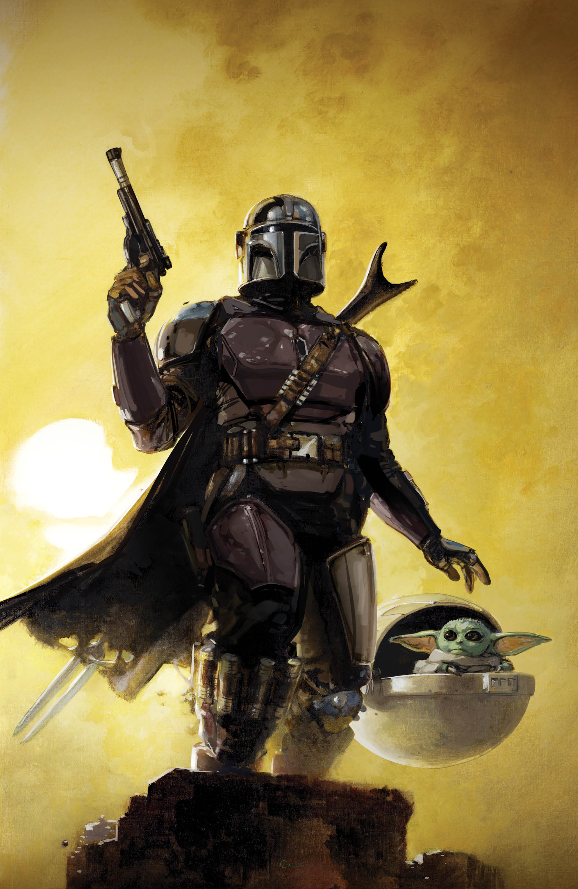STAR WARS: THE MANDALORIAN #1 CLAYTON CRAIN TRADE DRESS & VIRGIN