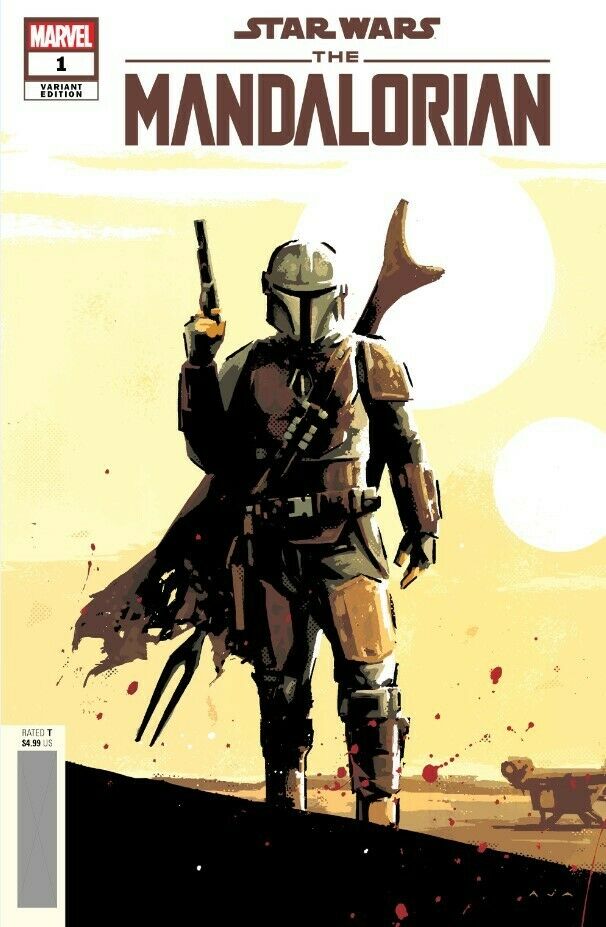 THE MANDALORIAN #1 DAVID AJA 1:25 RI RETAILER INCENTIVE VARIANT STAR WARS