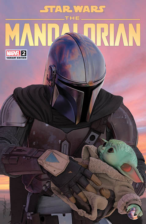 STAR WARS: THE MANDALORIAN #2 MIKE MAYHEW TRADE DRESS & VIRGIN