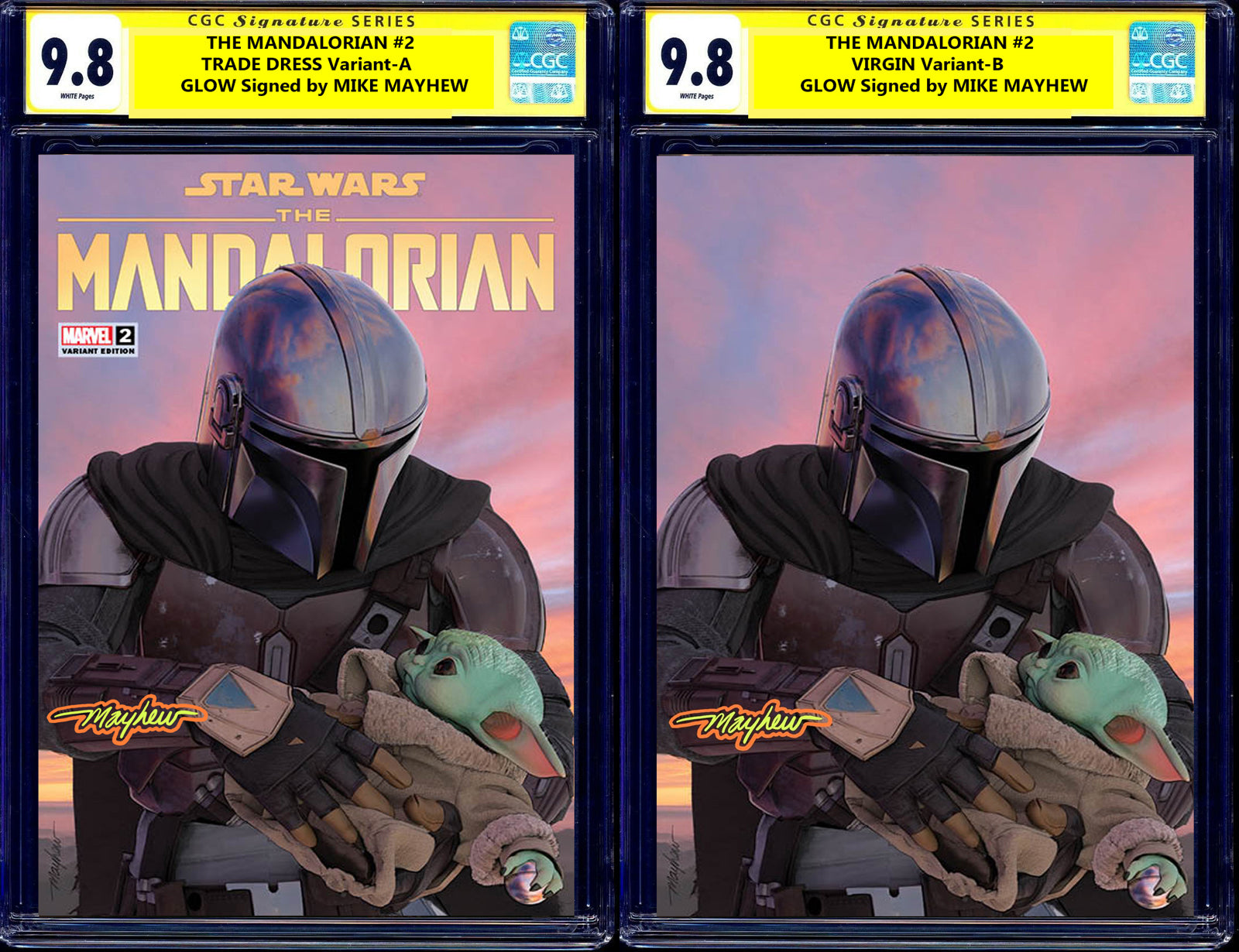 Star Wars The Mandalorian #2 Mike Mayhew Virgin Variant CGC outlet 9.8