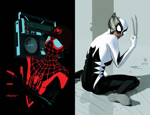 MILES MORALES: SPIDER-MAN #35 & GWENVERSE #1 MIKE MAYHEW CONVENTION EXCLUSIVES