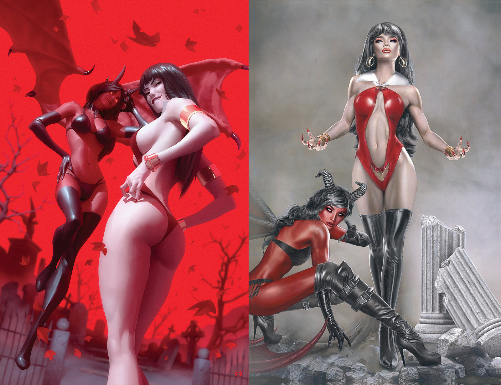 Vampirella vs Purgatori 1 Alex Garner Natali Sanders Virgin Variant Dynamite Comics Marvel Comics X-Men Batman Joker East Side Comics Virgin Exclusive cgc signed ss comics