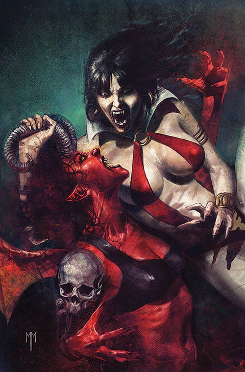 Vampirella vs Purgatori #1 Mastrazzo 1:30 Virgin Incentive Variant cover