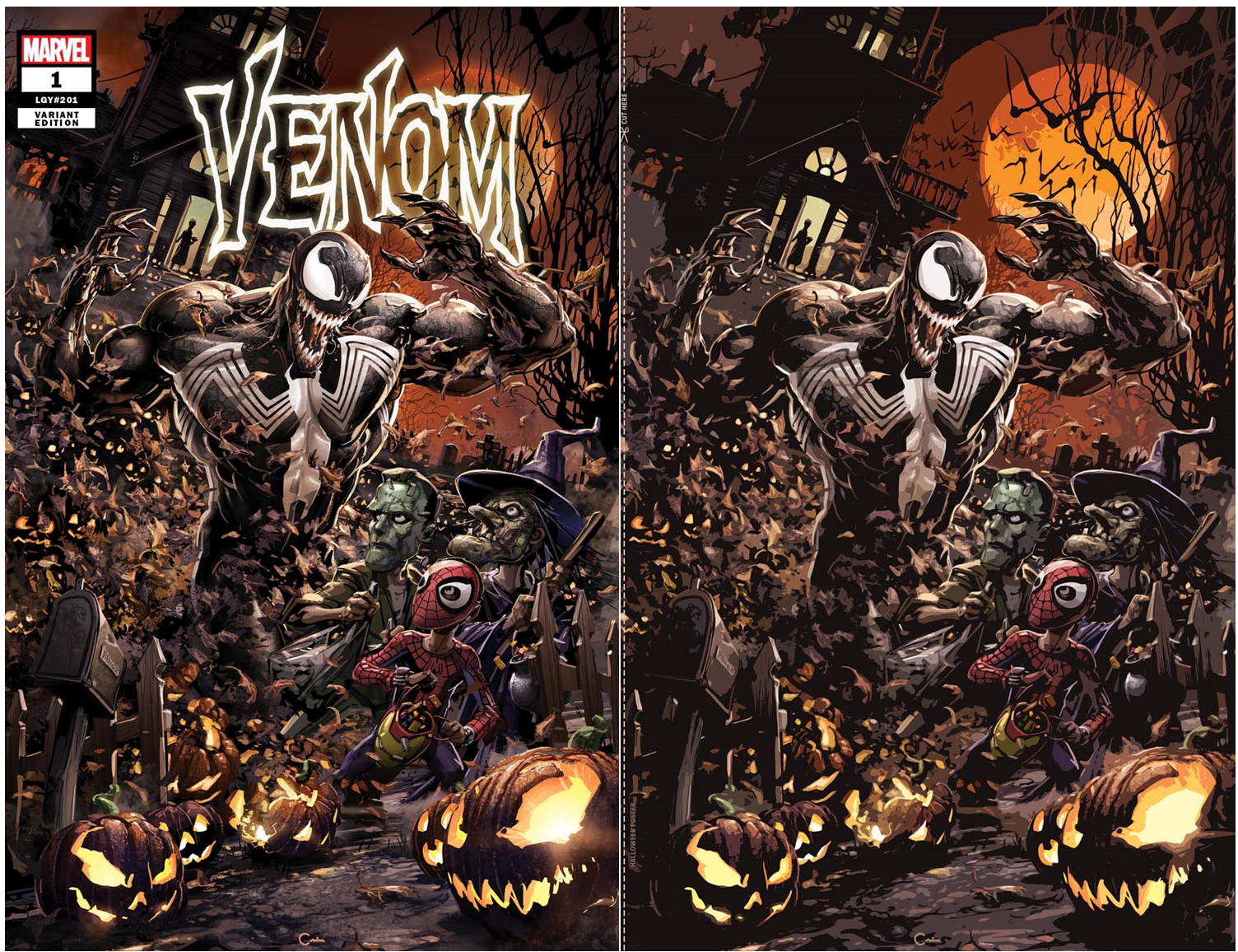 VENOM #1 CLAYTON CRAIN 2021 TRADE DRESS & VIRGIN VARIANT OPTIONS
