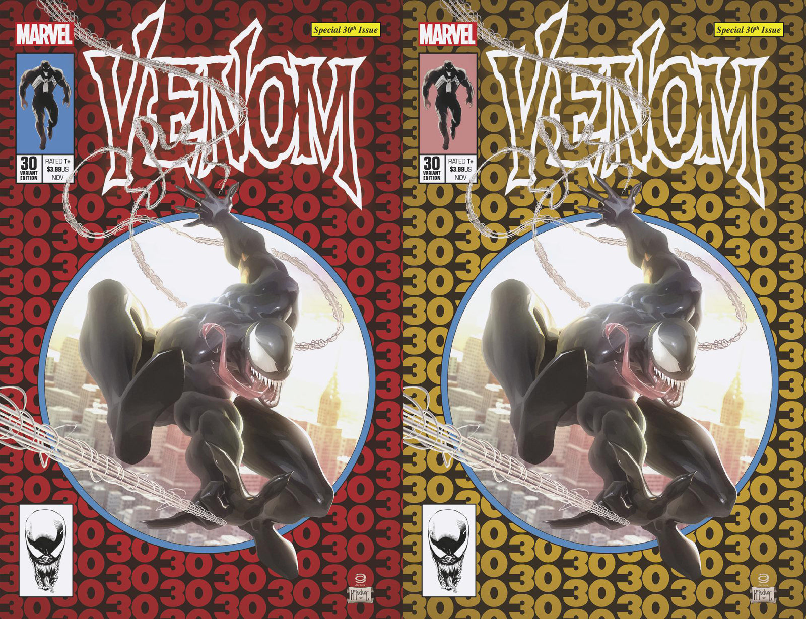 Venom 30 Alex Garner 300 Homage Amazing Spider-man Todd McFarlane Virgin Variant DC Comics Marvel Comics X-Men Batman East Side Comics Virgin Exclusive cgc signed ss comics