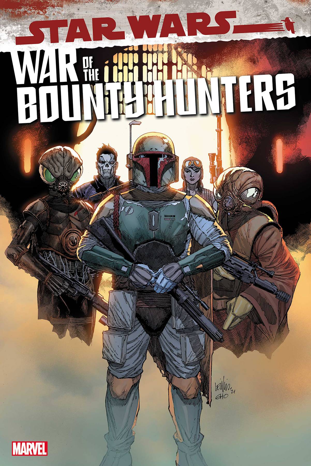 STAR WARS WAR OF THE BOUNTY HUNTERS #1 FRANCIS YU 1:25 INCENTIVE RETAILER VARIANT