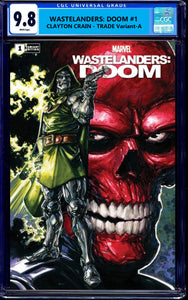 WASTELANDERS: DOOM #1 CGC 9.8 CLAYTON CRAIN TRADE DRESS & VIRGIN VARIANTS