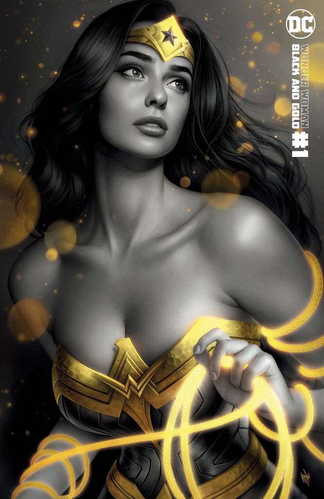 wonder woman gold dress WONDER WOMAN BLACK & GOLD #1 WARREN LOUW TRADE DRESS & VIRGIN VARIANTS East Side Comics