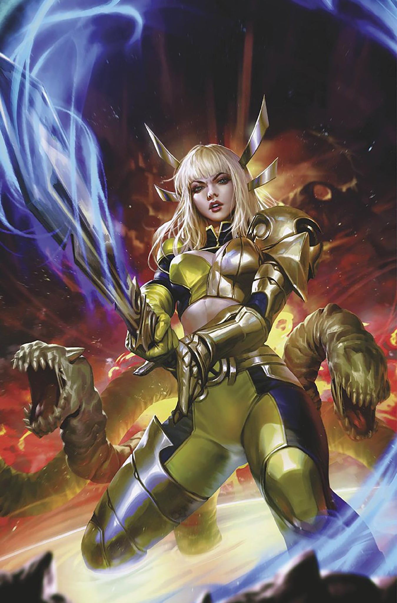 X-MEN #22 DERRICK CHEW 1:50 MAGIK RI RETAILER INCENTIVE "VIRGIN" VARIANT