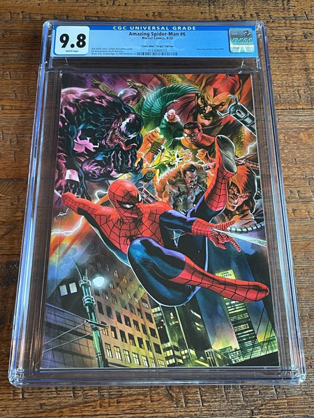 AMAZING SPIDER-MAN #6 #900 CGC 9.8 FELIPE MASSAFERA VIRGIN VARIANT-B 2022