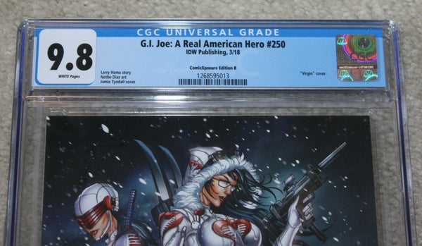 G.I. Joe GI Jamie Tyndall Snake-Eyes Cobra VIrgin Variant Exclusive Storm Shadow IDW east side comics CGC