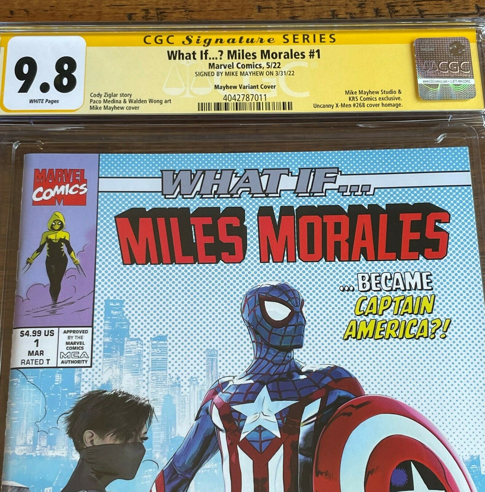 What If 2024 Miles Morales 1 Mike Mayhew Trade/Virgin set NM