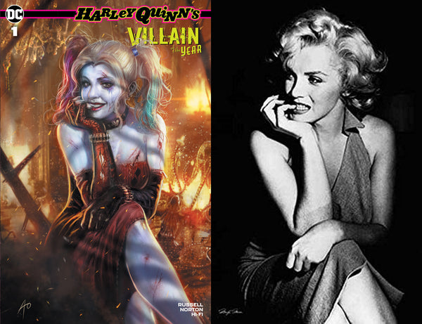 Harley Quinn 1 Marilyn Monroe Year of the Villain Rudy Ao Variant Joker DC Comics Marvel Comics Batman East Side Comics Comicxposure Exclusive cgc 