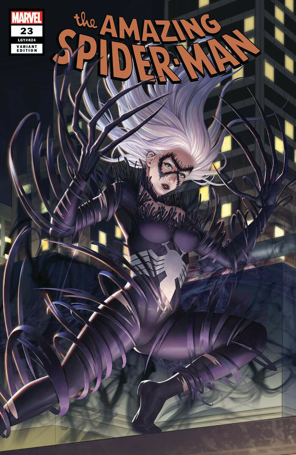 AMAZING SPIDER-MAN #23 WOO DAE SHIM VENOM-IZED BLACK CAT EXCLUSIVE