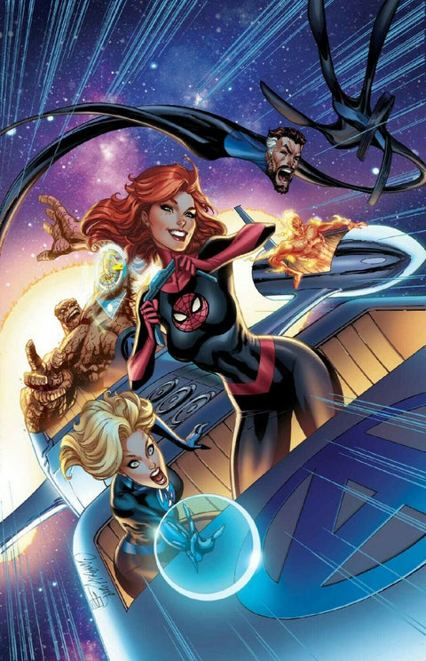 Fantastic Four #15 J. Scott Campbell Mary Jane NYCC Virgin Variant Spider-Man cover
