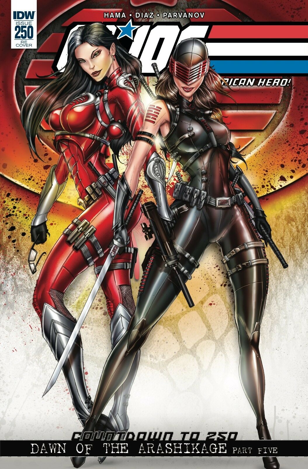 G.I. Joe GI Jamie Tyndall Snake-Eyes Cobra VIrgin Variant Exclusive Storm Shadow IDW east side comics